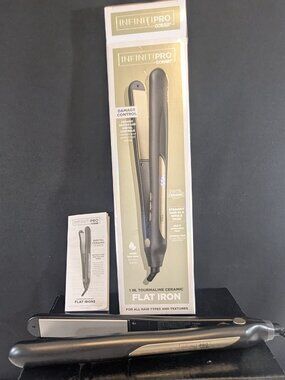 Tested: New open box Conair Infini iPro 1 1/4" Tourmaline Ceramic Flat Iron